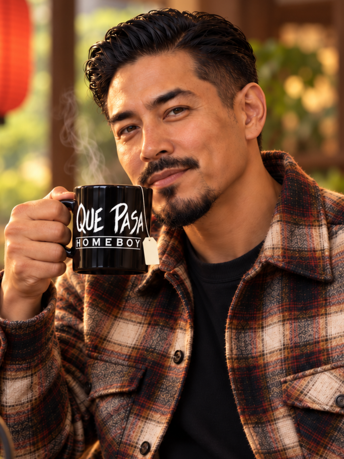 QUE PASA HOMEBOY Black N White Mug (11oz, 15oz)