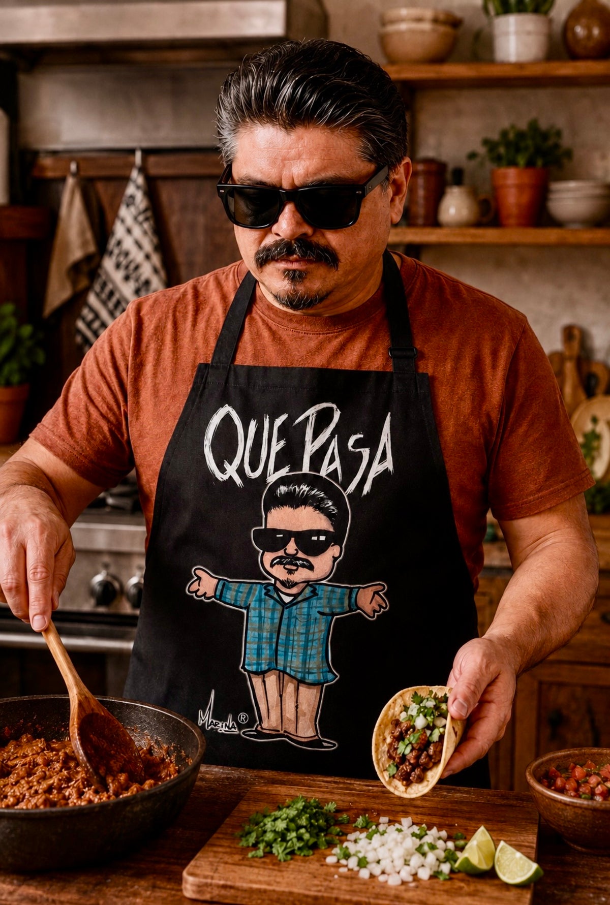QUE PASA  HOMEBOY Cooking Apron